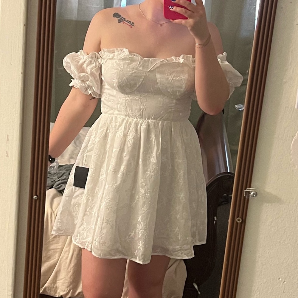MINI OFF THE SHOULDER DRESS